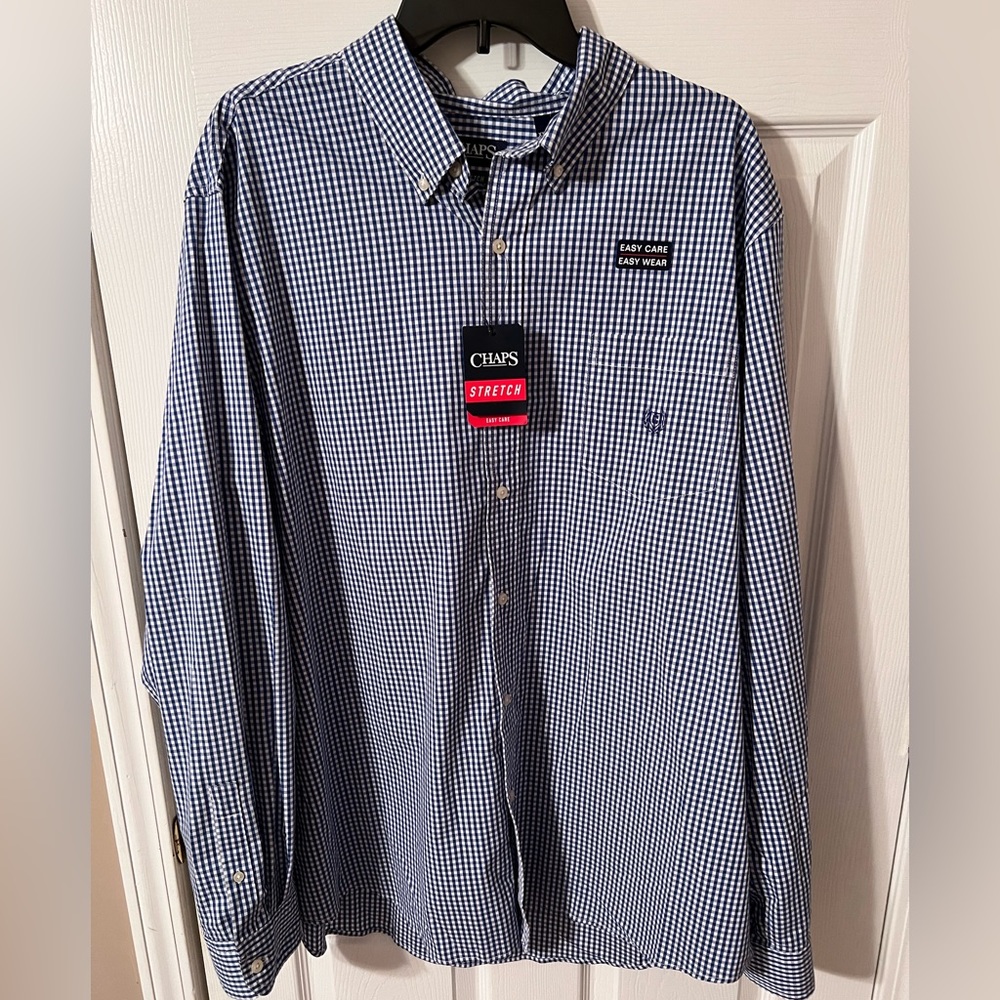 Men’s long sleeve Chaps dress shirt